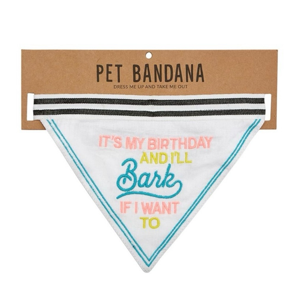 Pet Bandana It’s My Birthday And I’ll Bark If I Want To NWT
